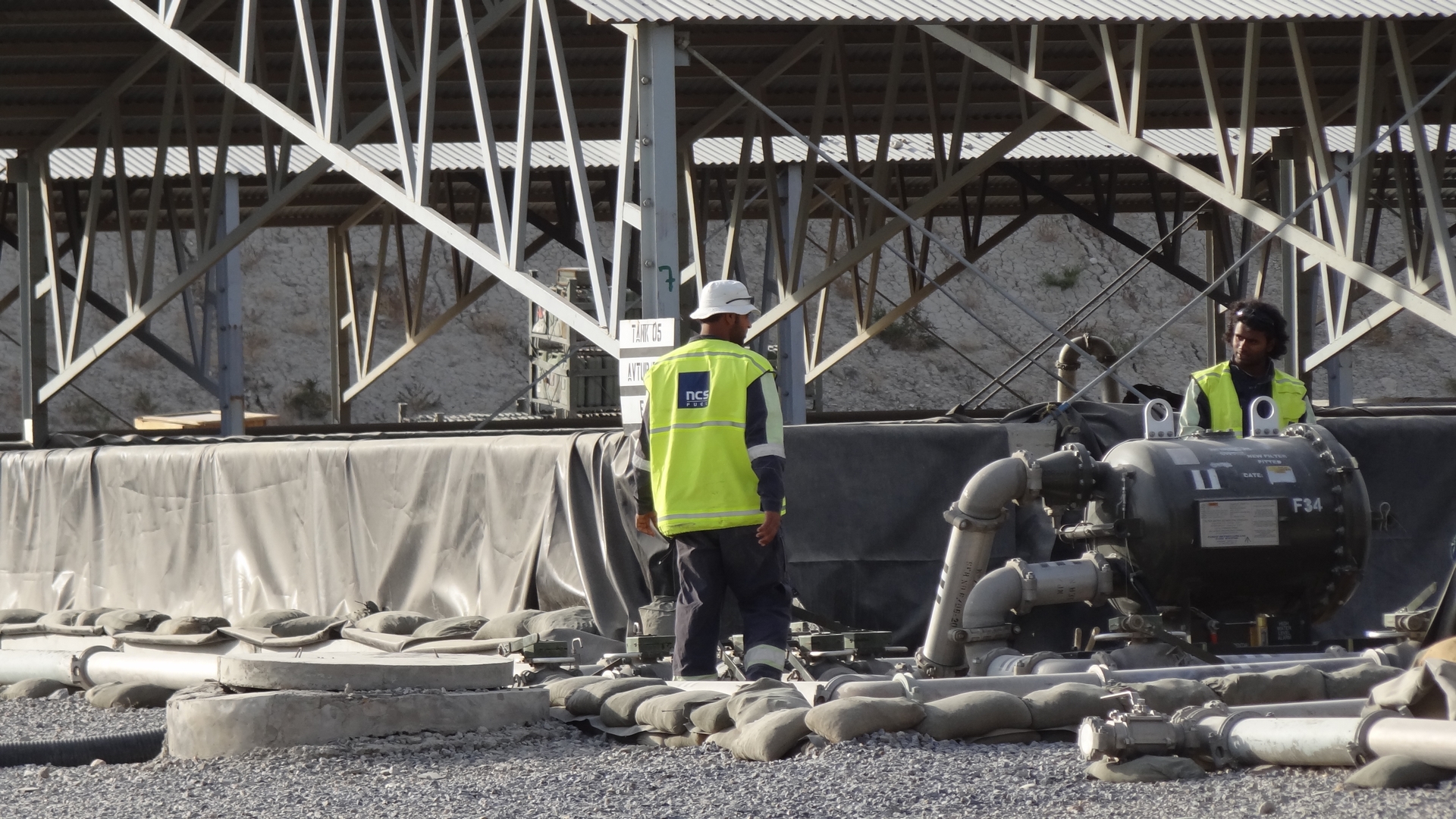 Three trucks parked next to each other